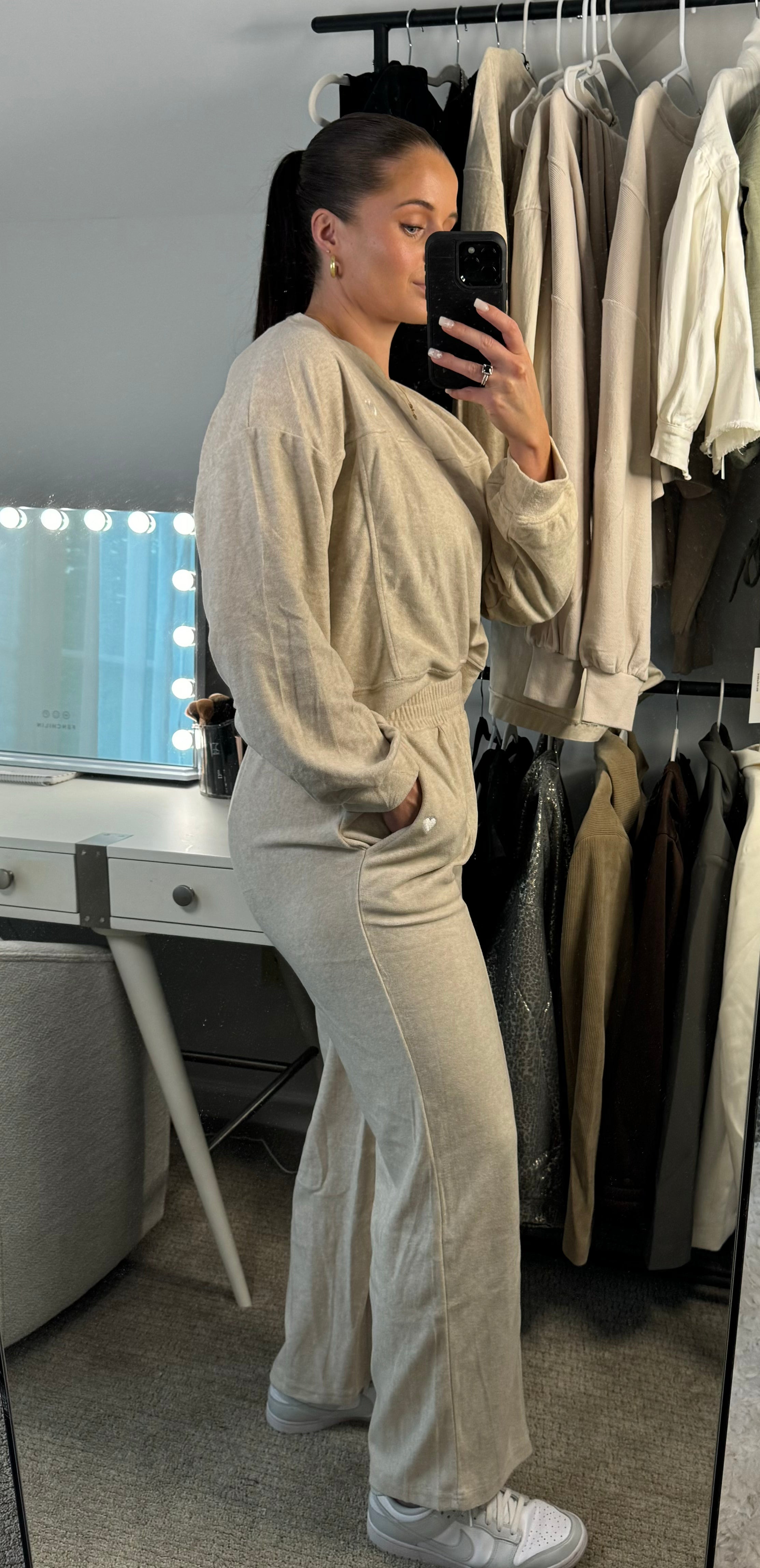 Beige Sweatshirt