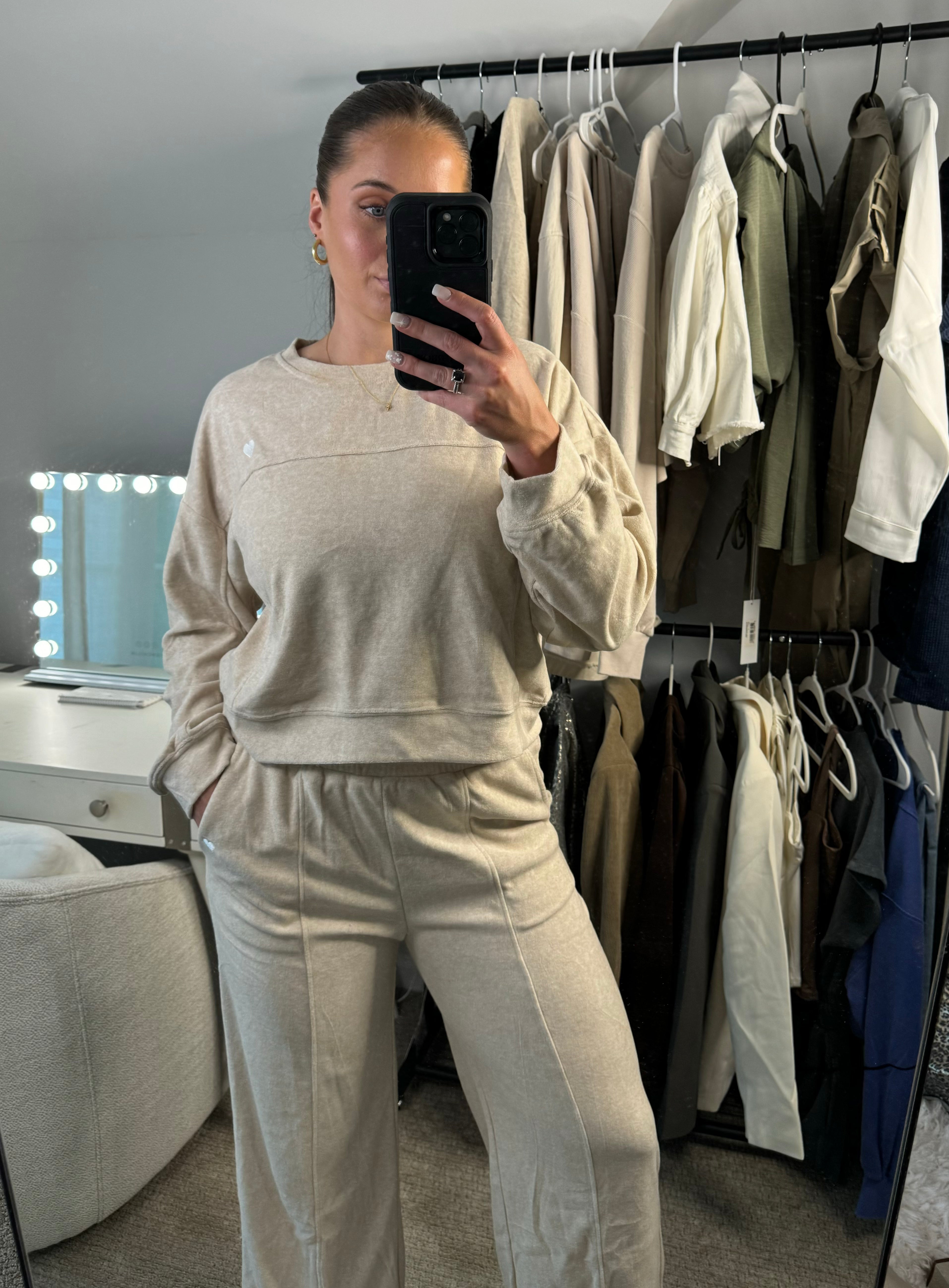 Beige Sweatshirt